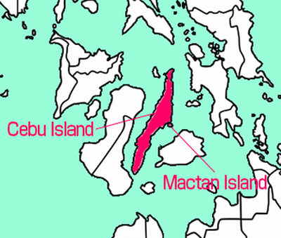 セブ島・マクタン島地図