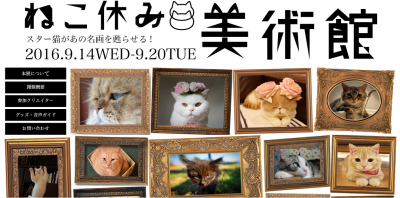 にゃんとも癒やされる猫の写真展「ねこ休み美術館」＠札幌